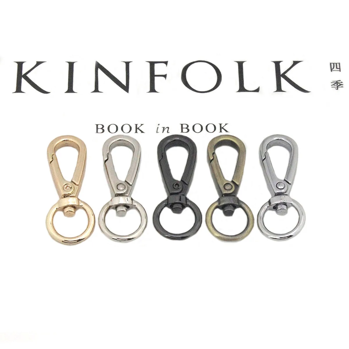 

10pcs Metal Swivel Eye Snap Hook Trigger Lobster Push Gate Hook Clasp Clip for DIY Leather Craft Bag Strap Belt Webbing 5 Colors