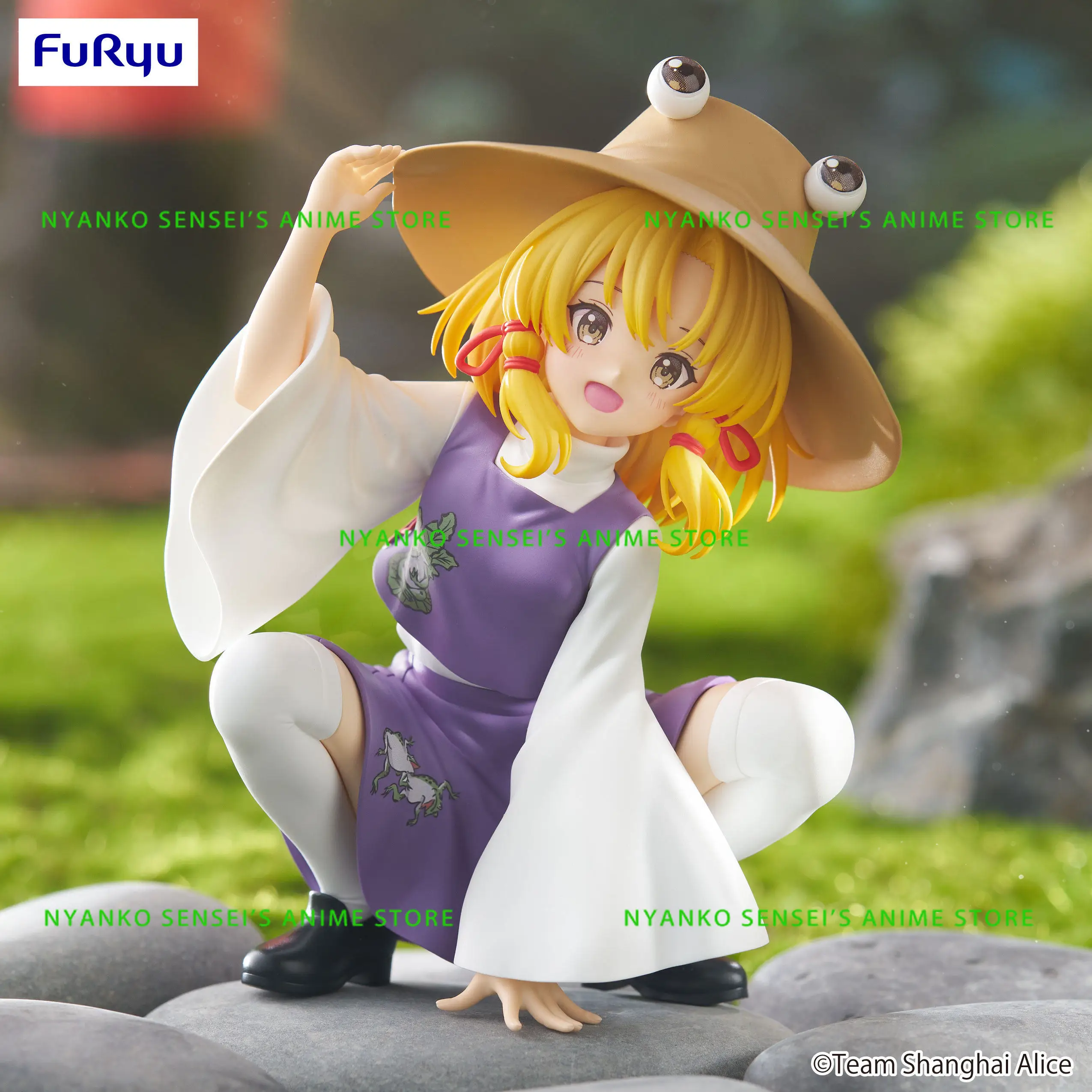 Фото В наличии: Фигурка FuRyu Noodle Stopper Touhou Project Суако Мория, 10 см, аниме-модель, игрушка-кукла, модный настольный коллекционный предмет №2