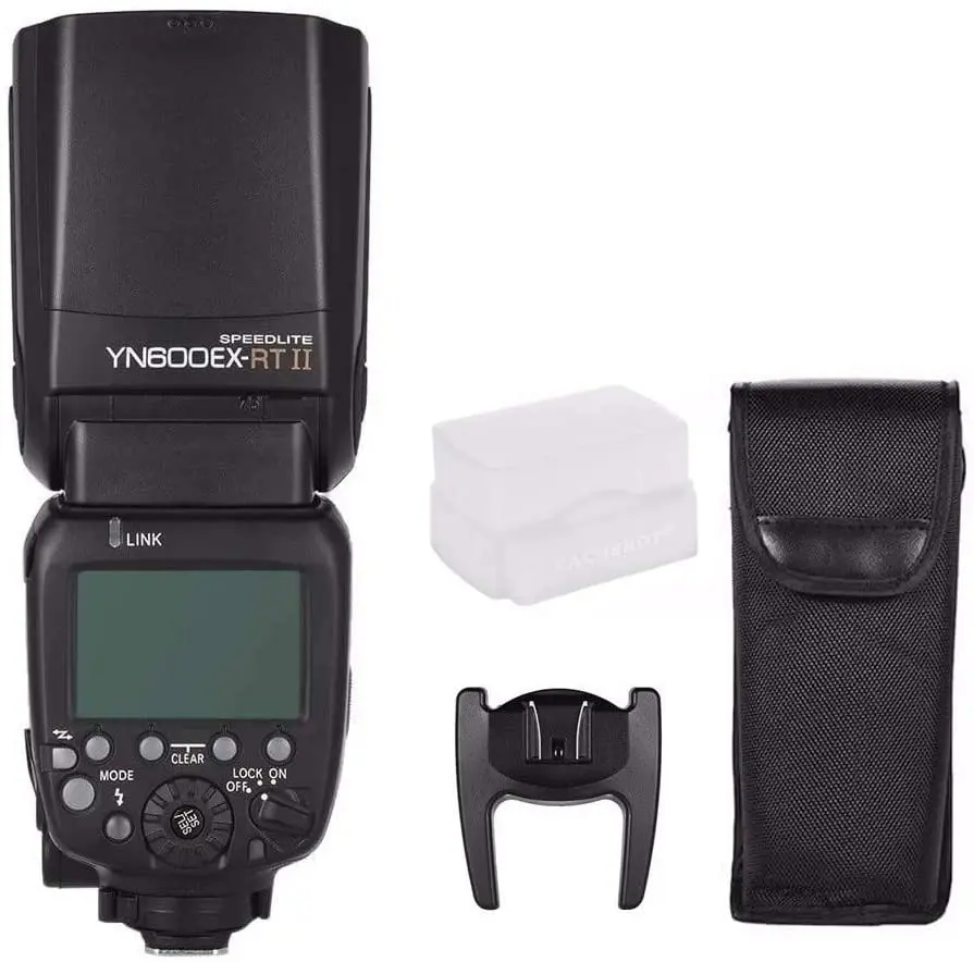 

Беспроводная вспышка YONGNUO YN600EX-RT II GN60 2,4G HSS 1/8000s Master TTL для Dslr-камеры Canon 600EX-RT