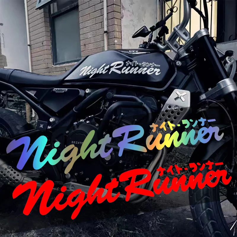 

Car Sticker Japanese JDM Racing Sticker Night Runner Front Windshield Waterproof Vinyl Film Decor Decals Auto Tuning Accessories