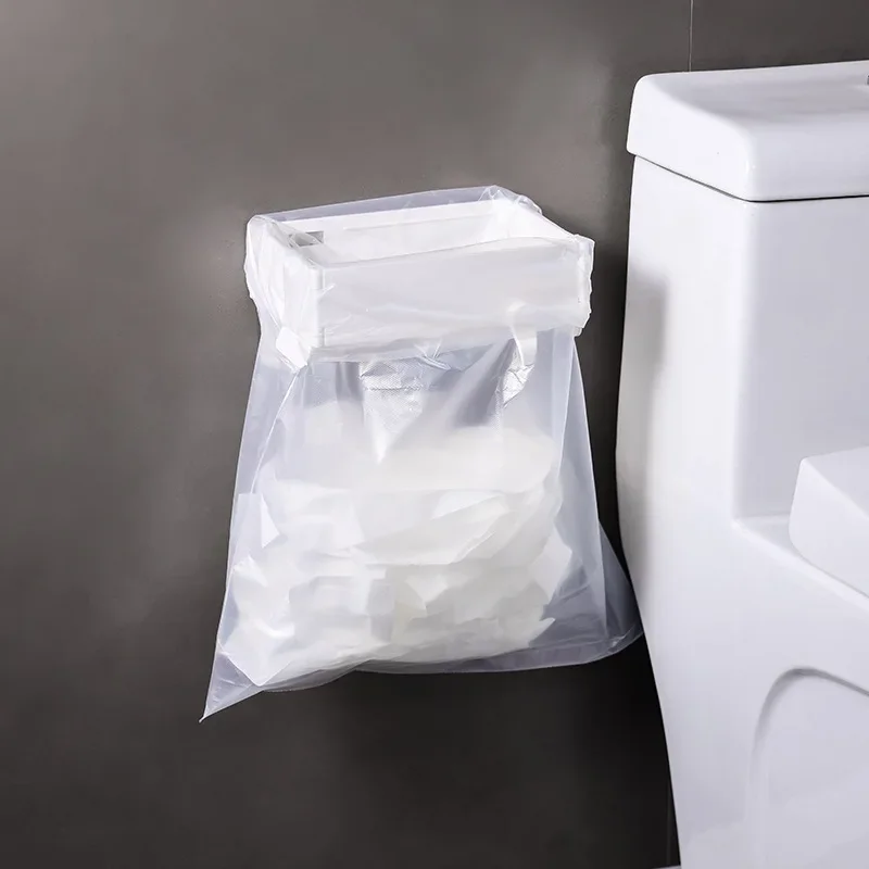 Настенный держатель для мусорного бака пластиковый шкаф дверь туалет ванная