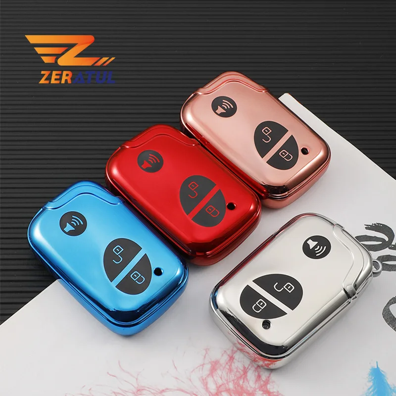 

Auto Shell Holder Keychain Protector Accesories For BYD S6 S7 G3 L3 M6 L6 E6 F0 F3 3 Buttons Smart Remote Car Key Fob Cover Case