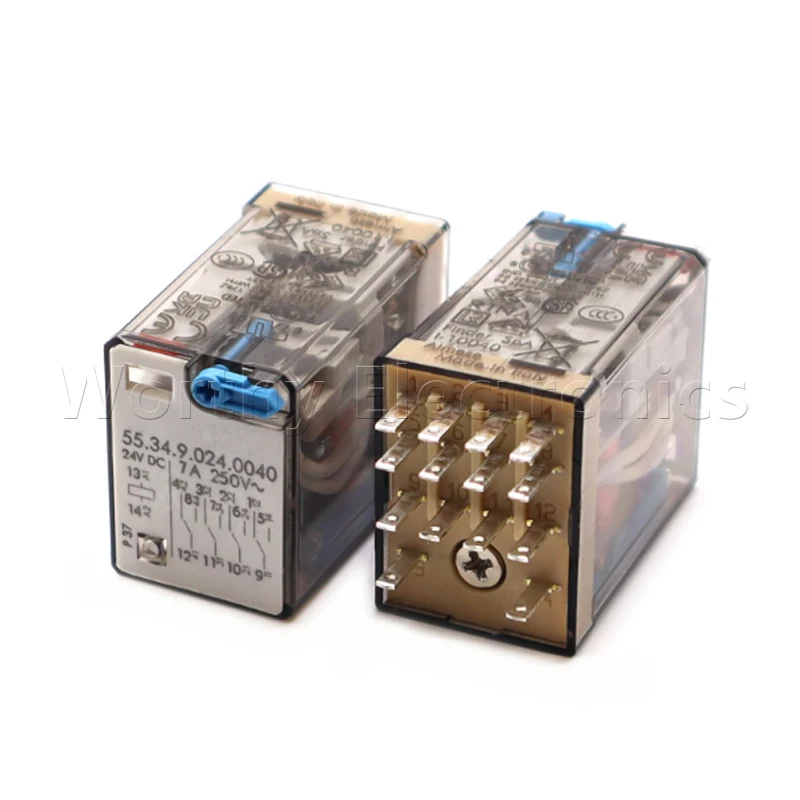 

Реле 24VDC 7A 14PIN 55.34.9.024.0040, бесплатная доставка, 10 шт./лот