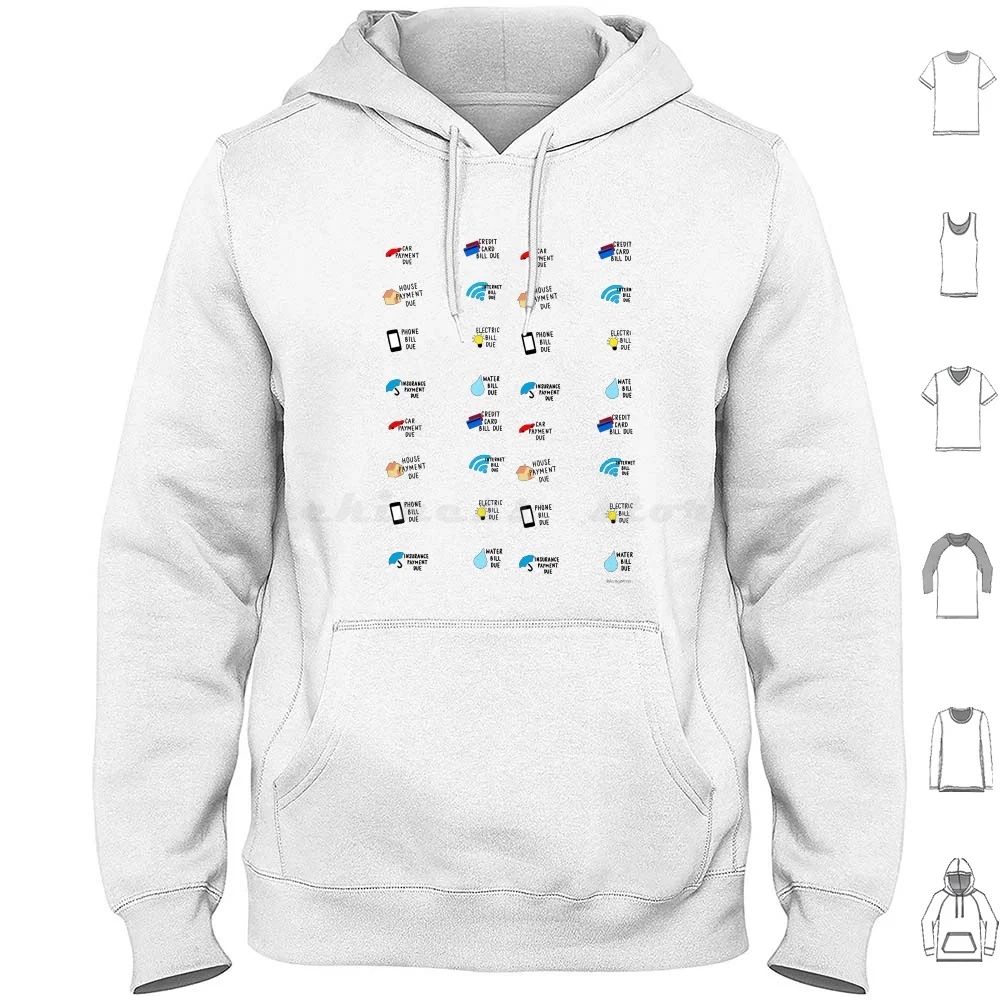 

Bill Planner Set Hoodie cotton Long Sleeve Bills Planner