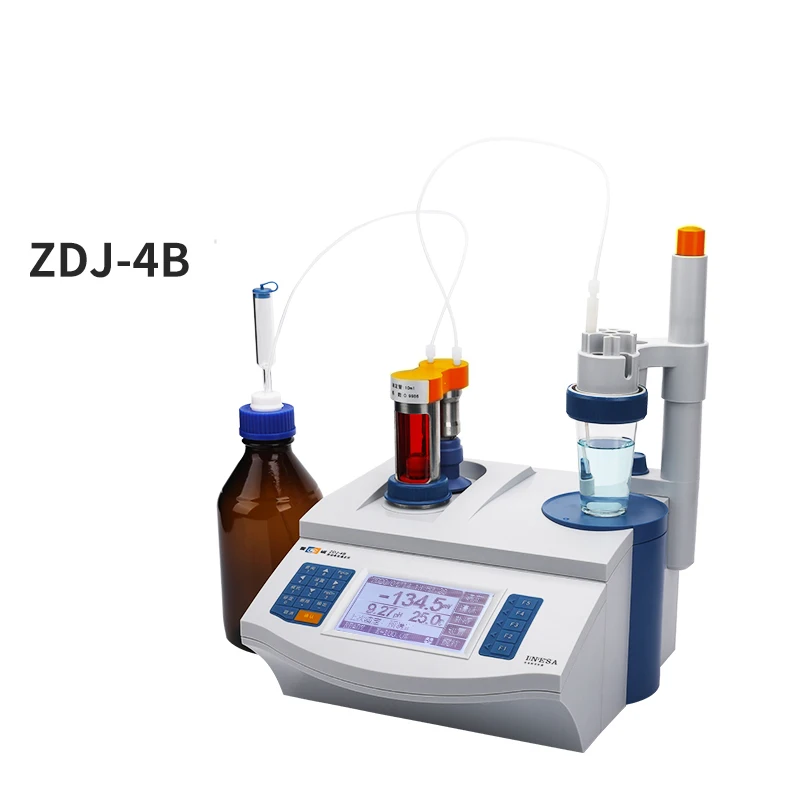 Фото Объемный потенциометрический титратор ZDJ-4A/4B, настольный, с цифровым дисплеем, автоматический №4