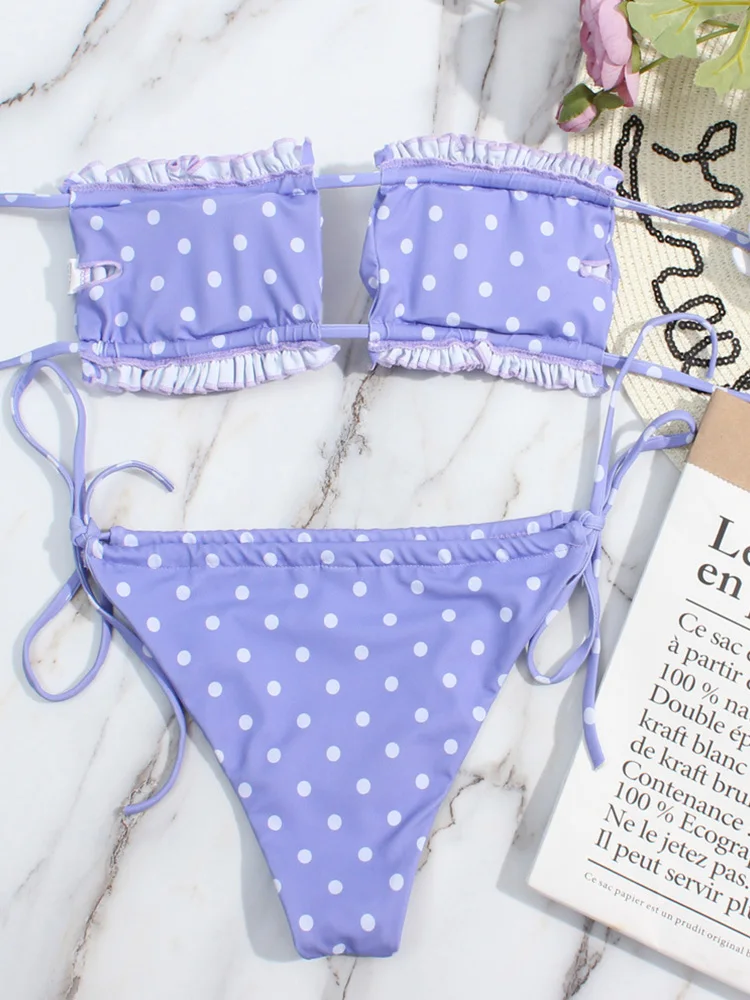 Рисунок 6 - Бикини с рюшами и шнурком