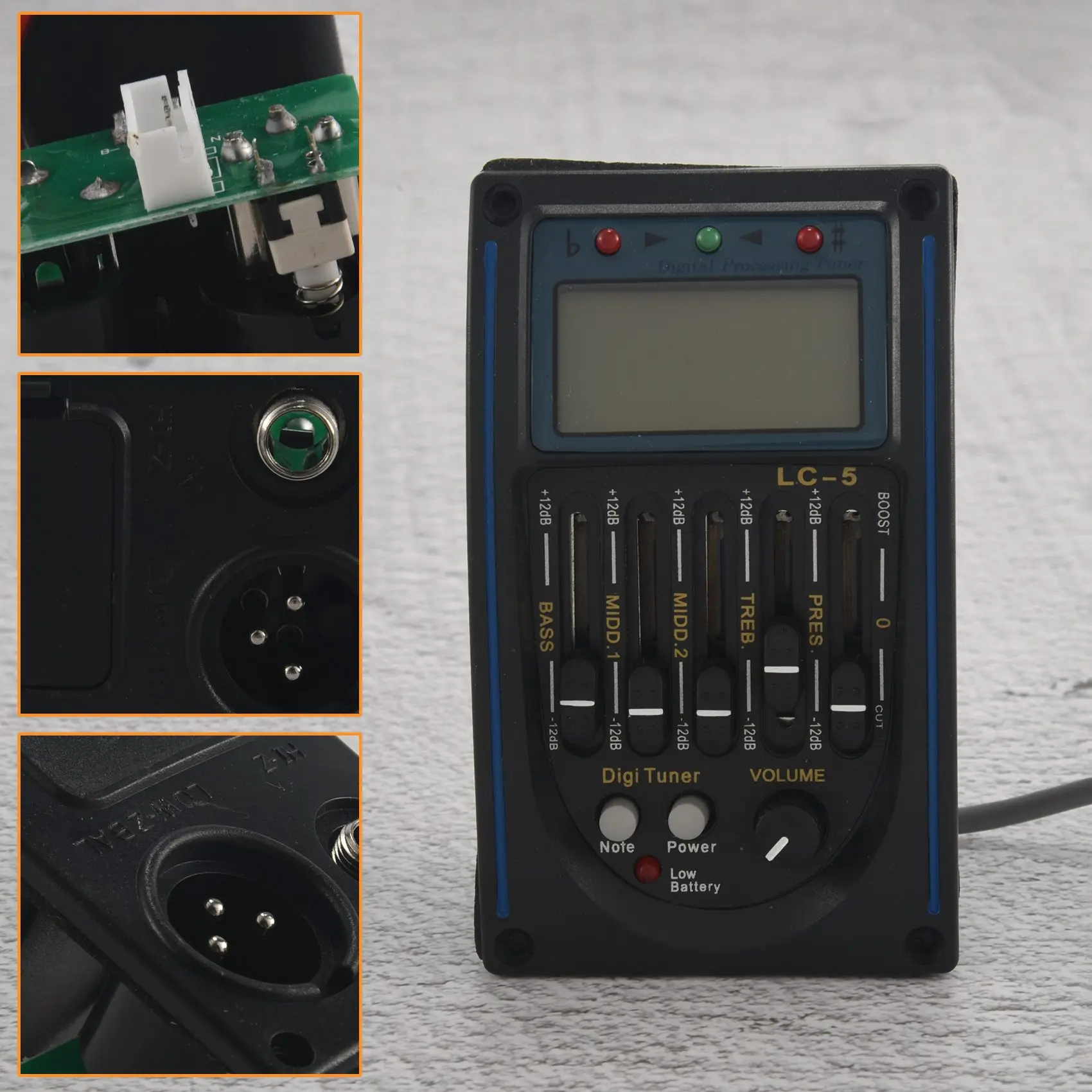 5-полосный эквалайзер звукосниматель предварительный усилитель тюнер для