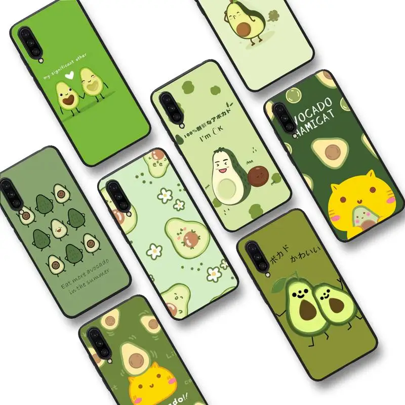 

Cute Cartoon Fruit Avocado Phone Case for Samsung S20 lite S21 S10 S9 plus for Redmi Note8 9pro for Huawei Y6 cover