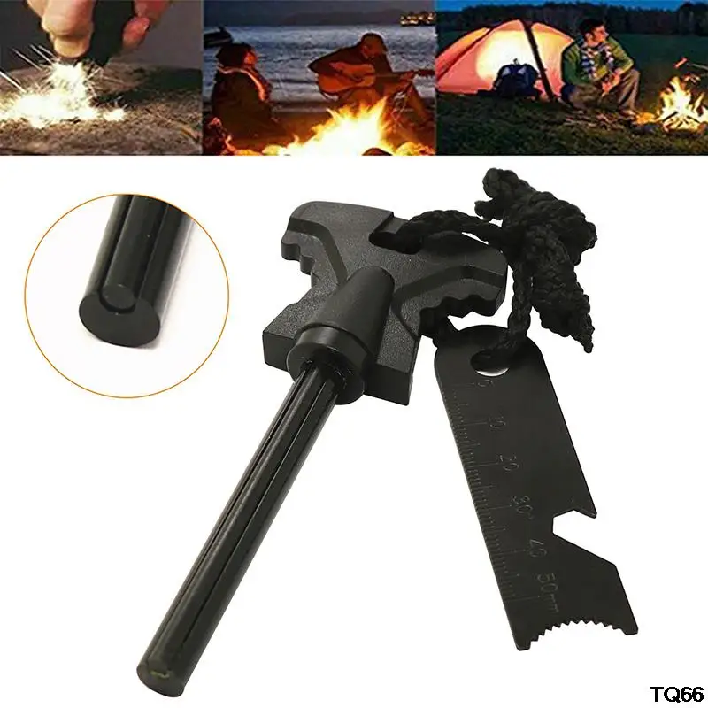 

Outdoor Camping Equipment Multi Ignition Tool Portable Matchstick Magnesium Strip Lighter Stick Product Suit Cigarette Lighter
