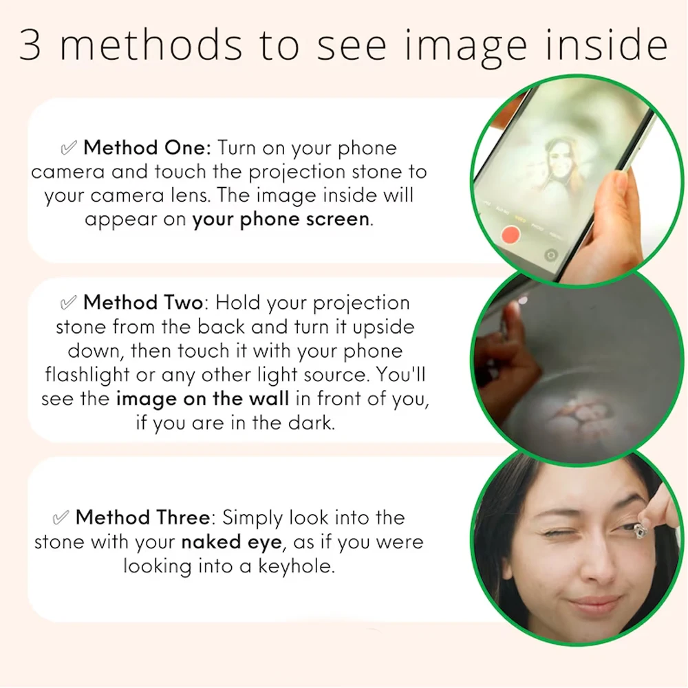 Heart Photo Necklace For Women Personalized Projection Photos Necklace Chain Custom Pendant Jewelry Anniversary Christmas Gift