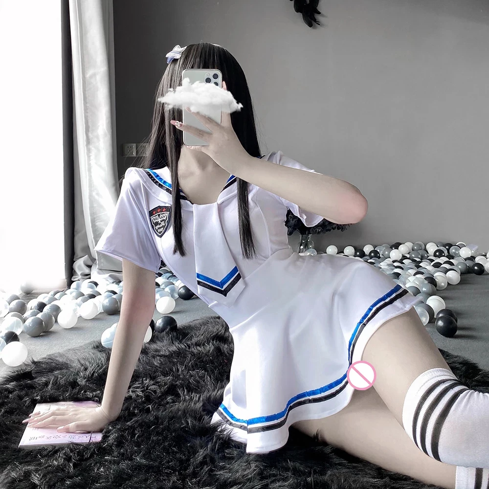 

Women Schoolgirl Uniform College Cosplay Sailor Sexy Lingerie For Female Sensual Cute Temptation Costume Student Role Play