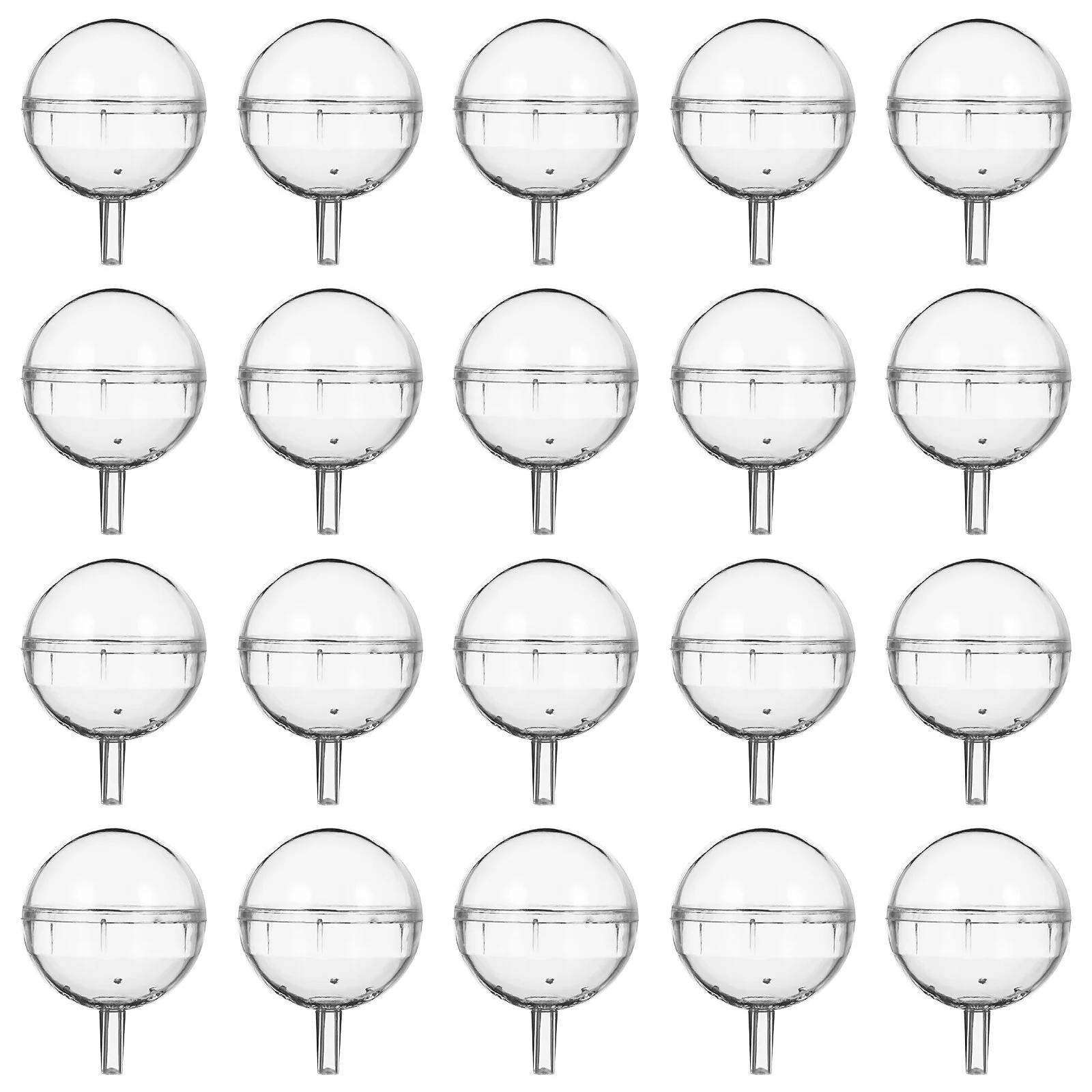 

25 Pcs Chocolate Torus Lollipop Stand Flower Holder Candy Truffle Cups Bouquet Wrapper Decorative