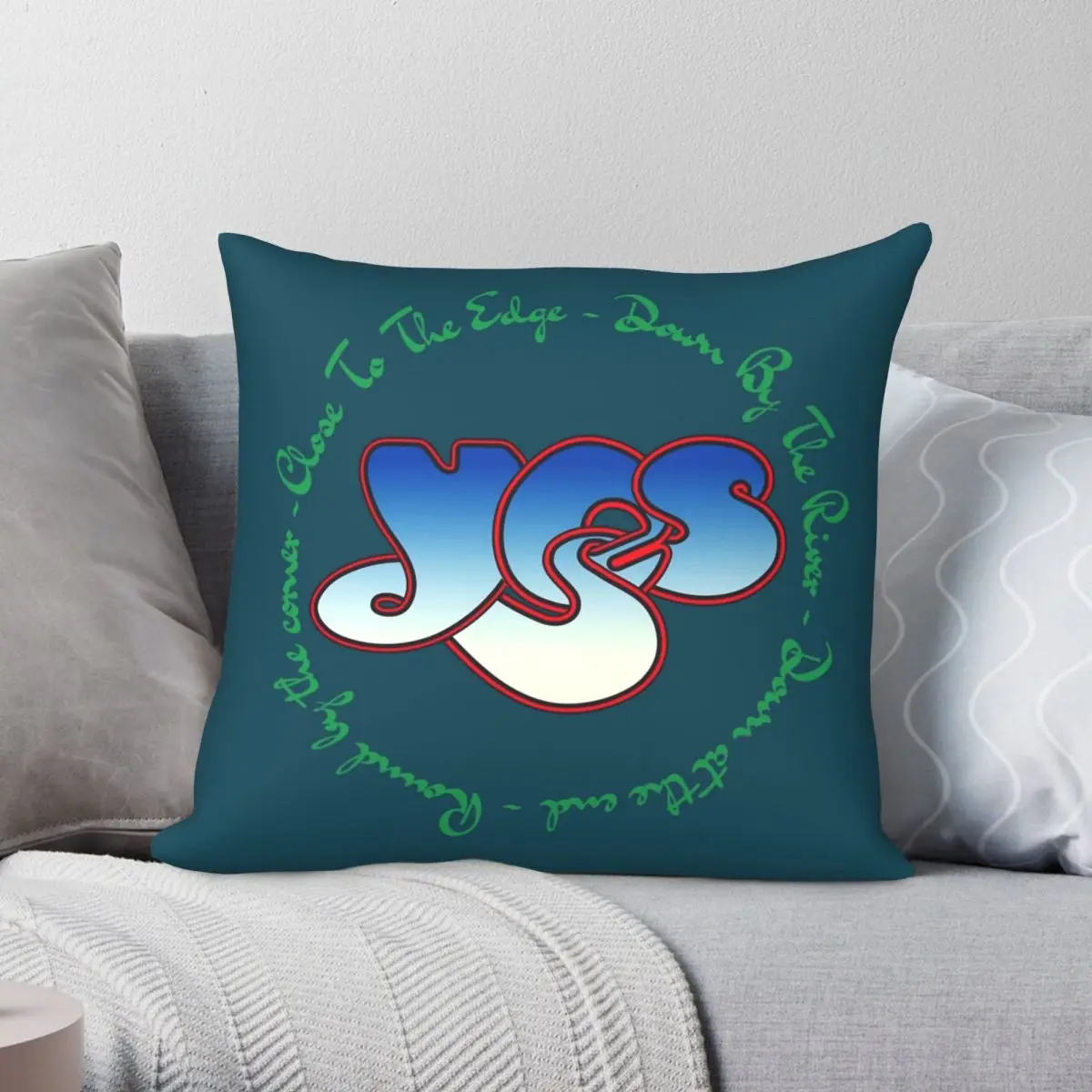 

Декоративная Подушка на молнии, из полиэстера и льна