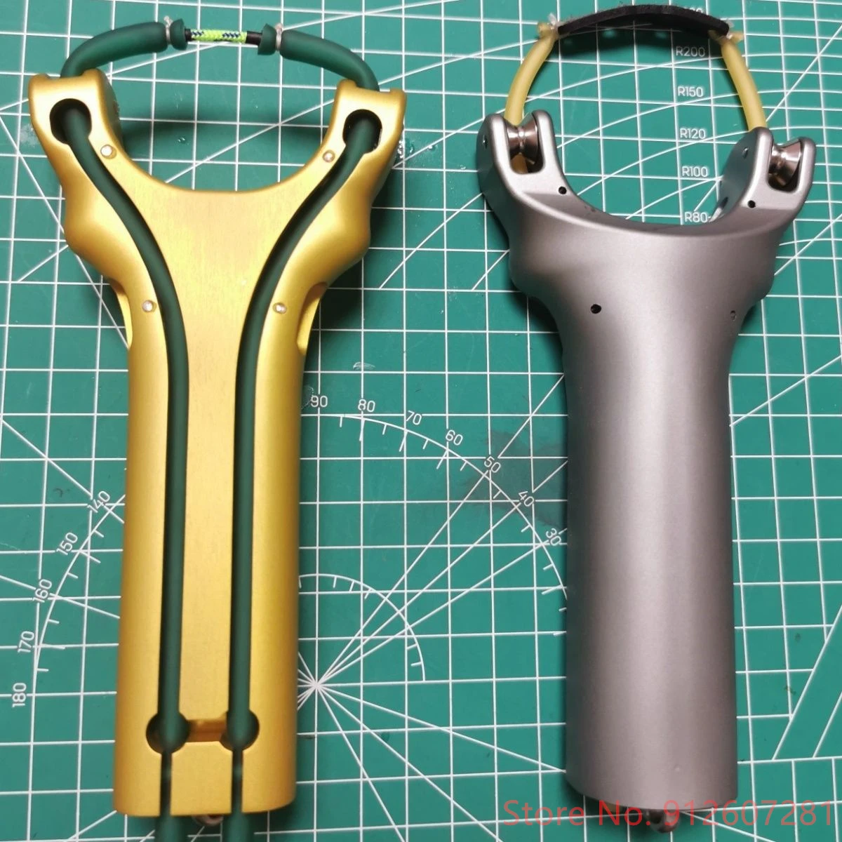 

New Hunting Slingshot with Roller Skating Bearings Design Fun Toys Powerful Catapult Bow Give Away Rubber band Aldult Shooting