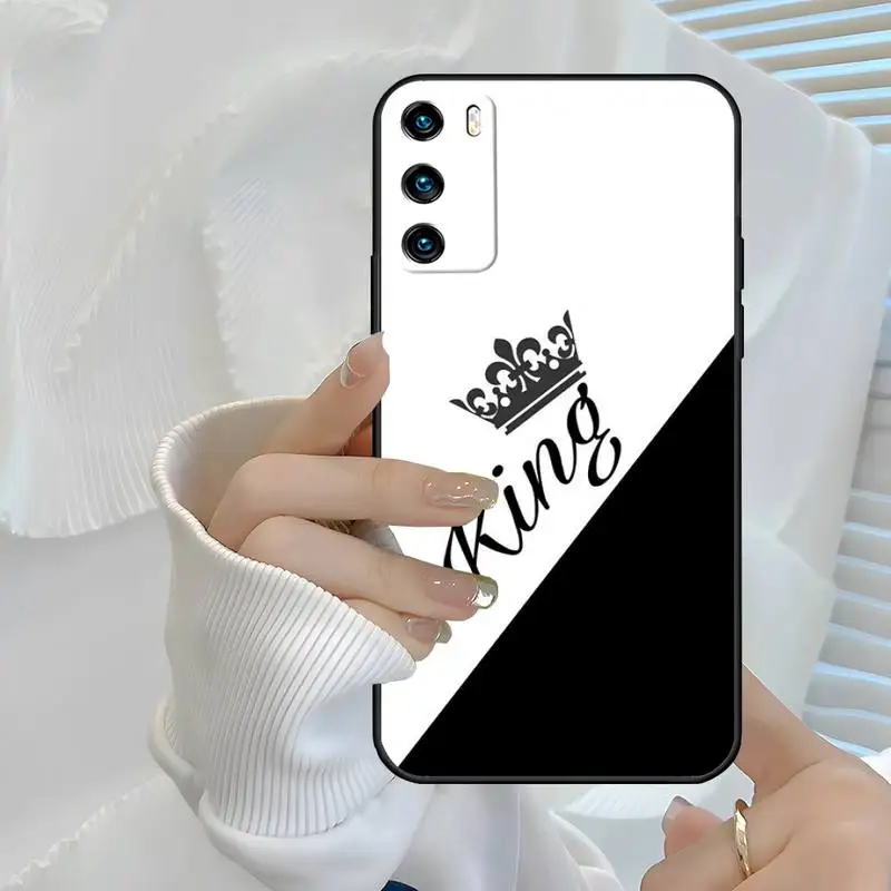 Чехол King Queen для телефона Huawei P 40 30 20 10 Plus Lite Psmart 2019 2020 Y5 Prime 2018 Y6 Y5II Y6P Y8S Y8P |