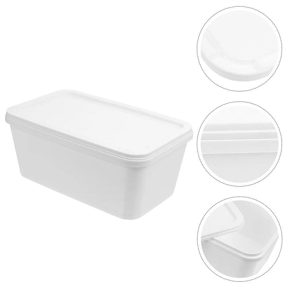 

Ice Cream Containers Storage Box Freezercontainer Tubreusable Tubs Lids Homemadedeli Holder Dessert Cups Clear Pails Transparent