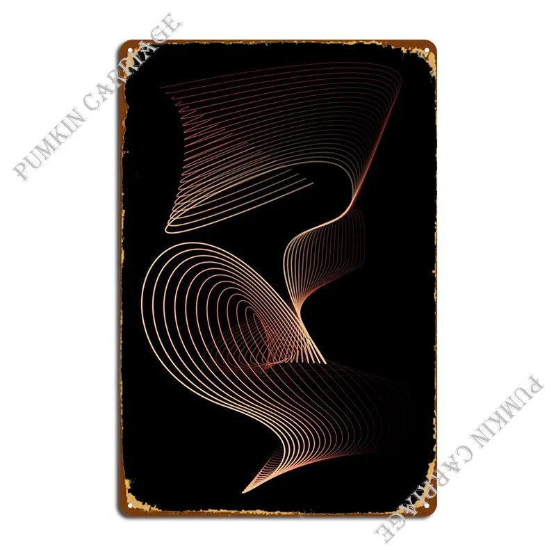 

Минималистичная Линия искусства металлический плакат кино проектирование кинотеатра искусственная стена пещера жестяной плакат