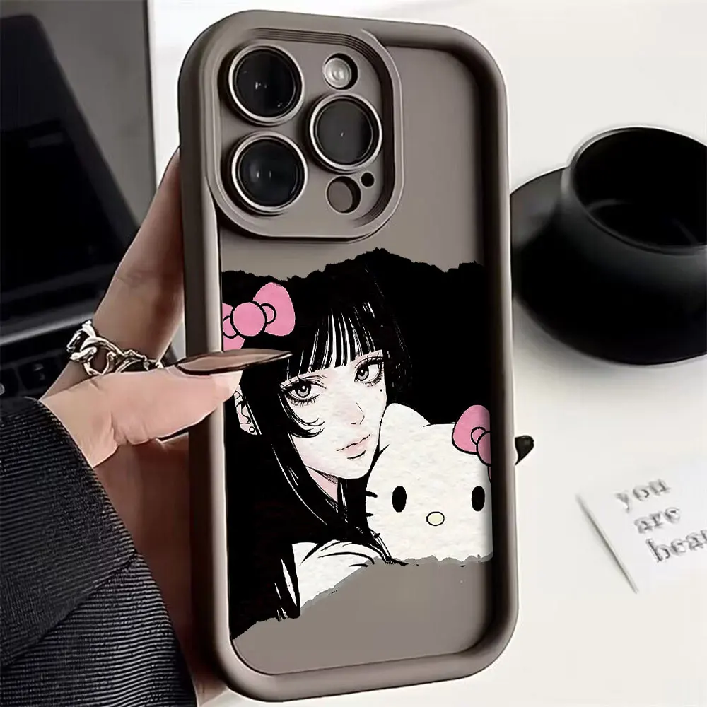 Чехол для телефона с изображением аниме Tomie Kawakamis Hello Kittys OnePlus 12 12R 11 11R 10R 8T Nord CE 2 3 4