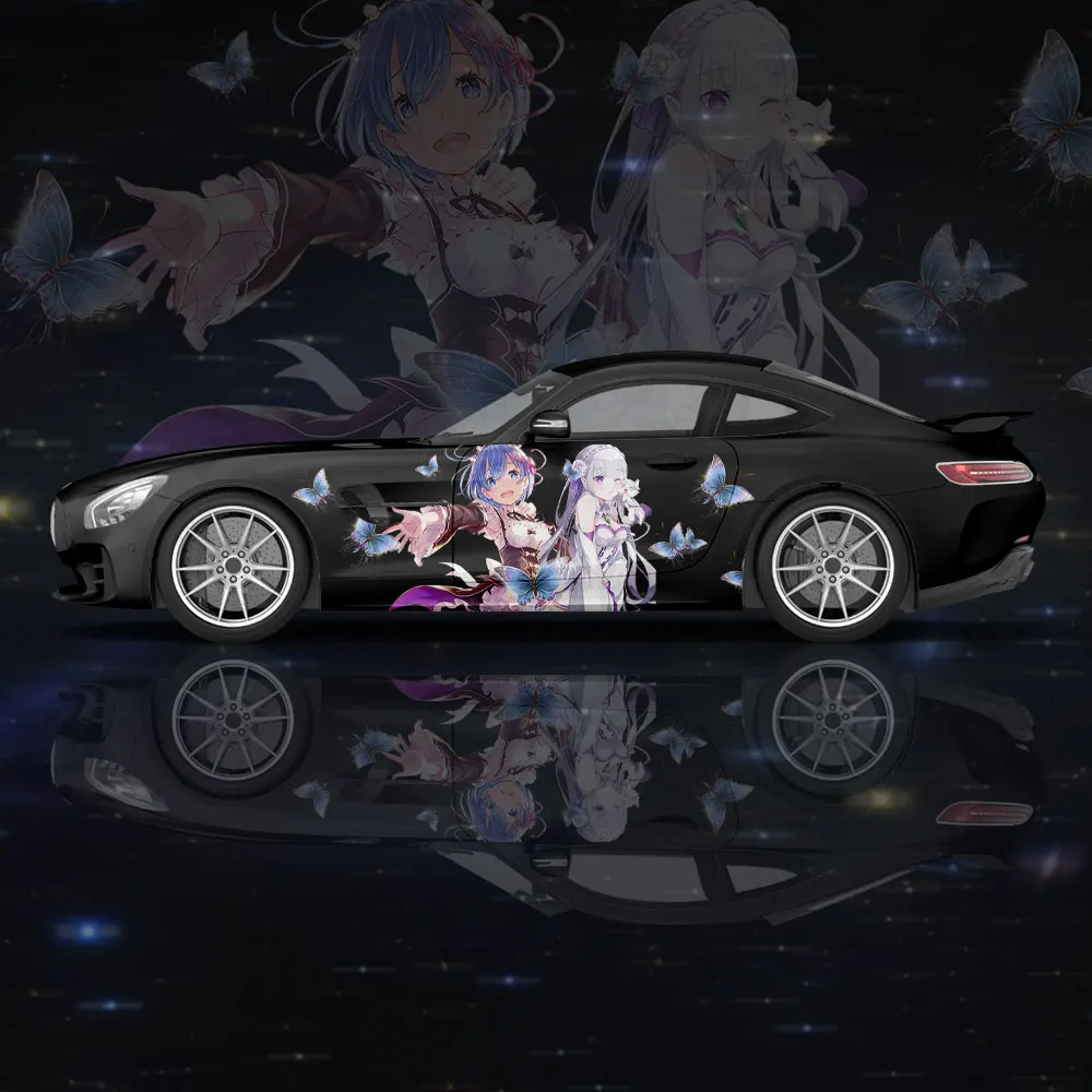 Японское аниме Re Zero автомобильная пленка Защитная искусственная креативная