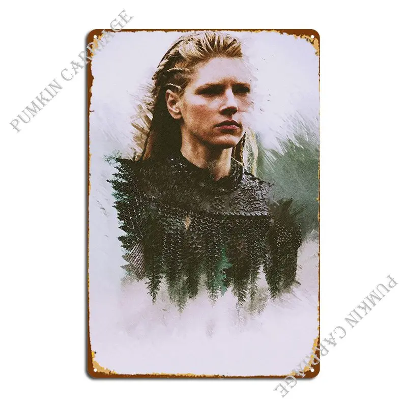 

Lagertha Vikings V2 Metal Sign Club Bar Wall Decor Pub Living Room Tin Sign Poster