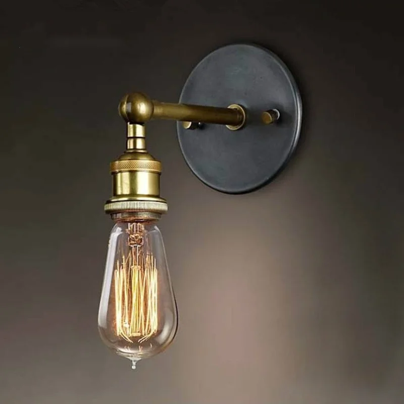 

Bedroom Vintage Industrial Style Wall Lamp Shop Interior Bathroom Balcony Bar Aisle Lights Living Wall Lamps for Living Room