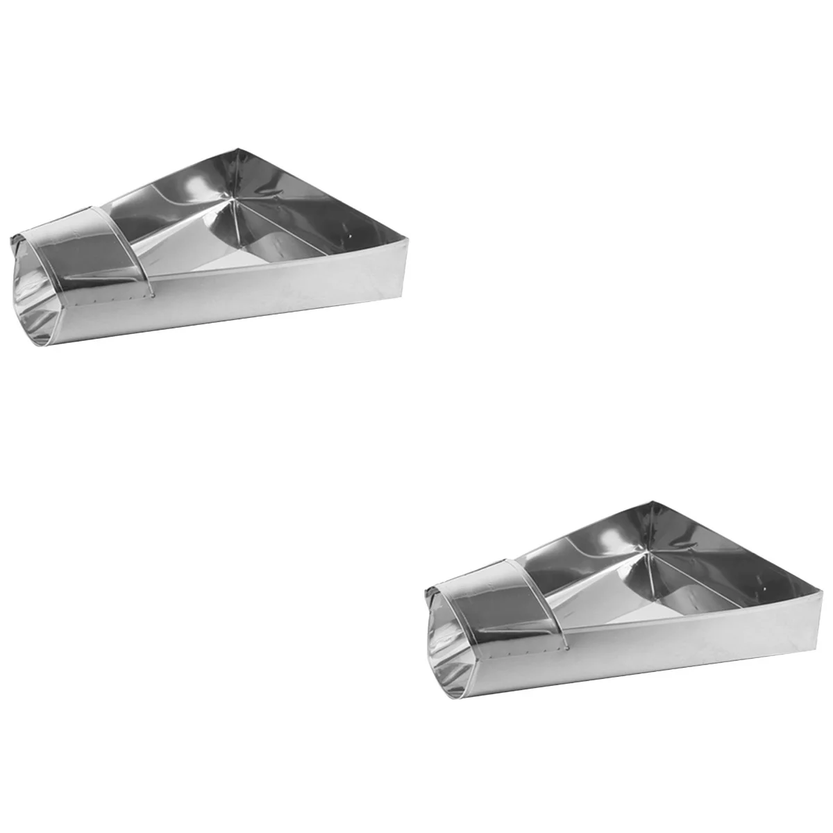 

2pcs Scoop Portable French Fries Scoop Stainless Steel Scoop
