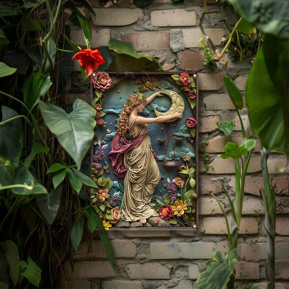 Металлический знак с дизайном карты Таро высокой священники — настенный декор