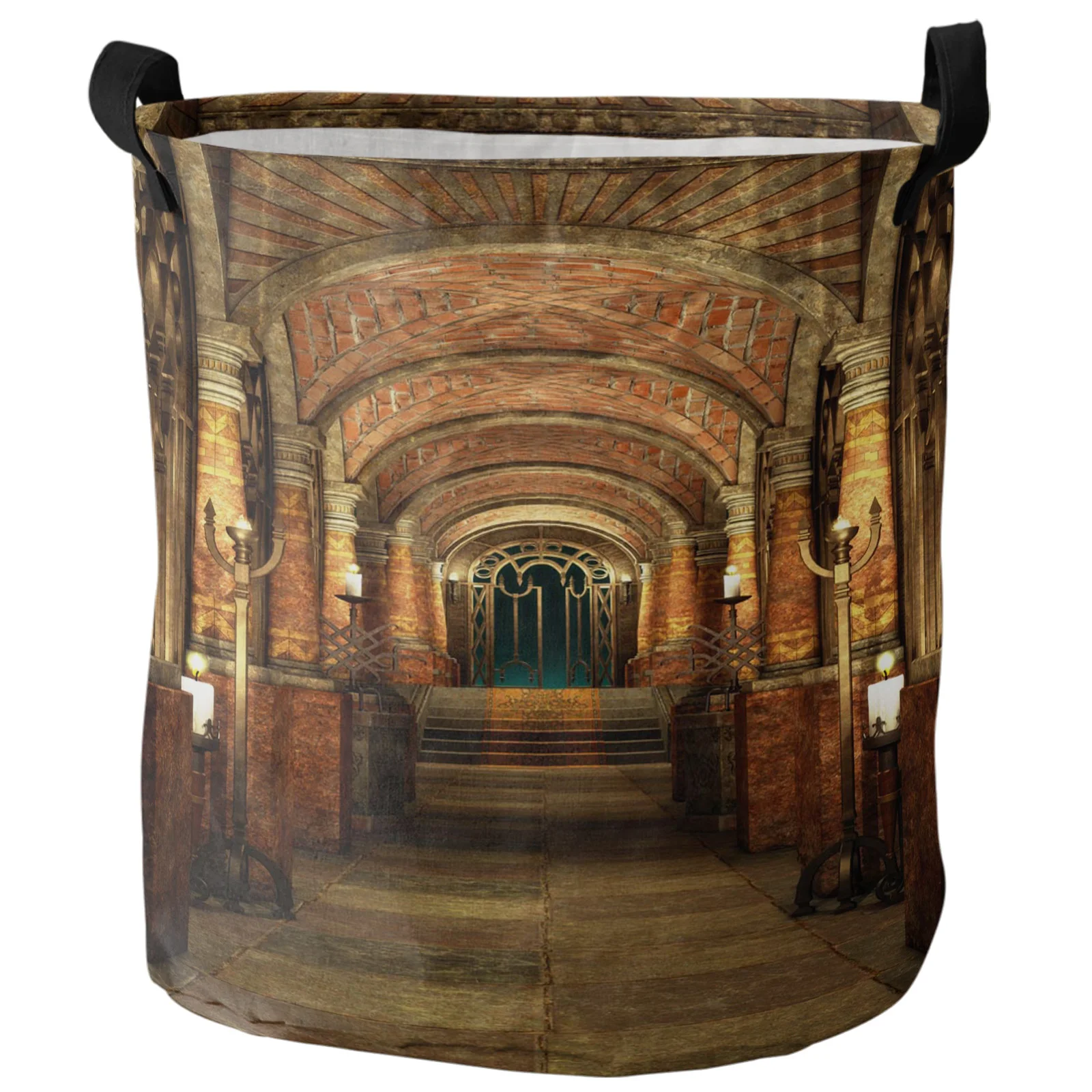 

Корзина для грязного белья в старинном здании, складной водонепроницаемый органайзер для дома, корзина для хранения одежды, игрушек