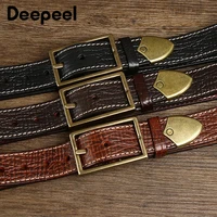 105 125cm mens leather belt first layer cowhide belts pure copper pin buckle decorative strap embossed vintage mens waistband