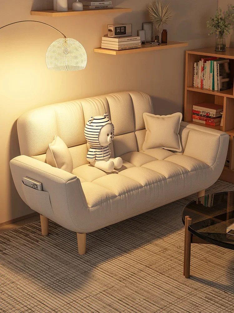 Тканевый диван для гостиной небольшая раскладка простой современный