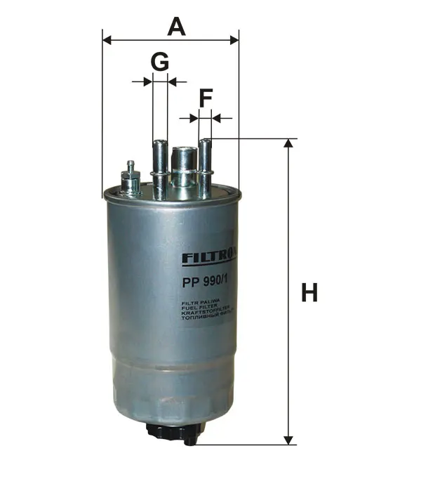 

PP990/1 for diesel filter MERIVA A Y13DT Z13DT Z13DT Z13DTJ