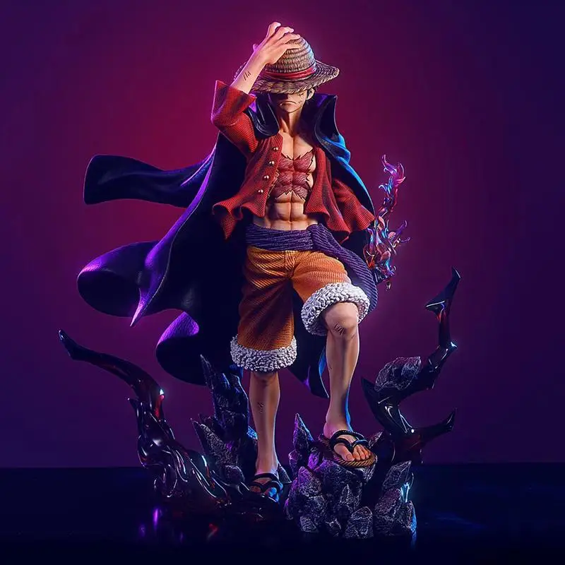 

25cm New One Piece Lx Max Series New Fourth Emperor'S First Play Resonates Anime Figure Monkey D. Luffy Action Figurine Pvc Col