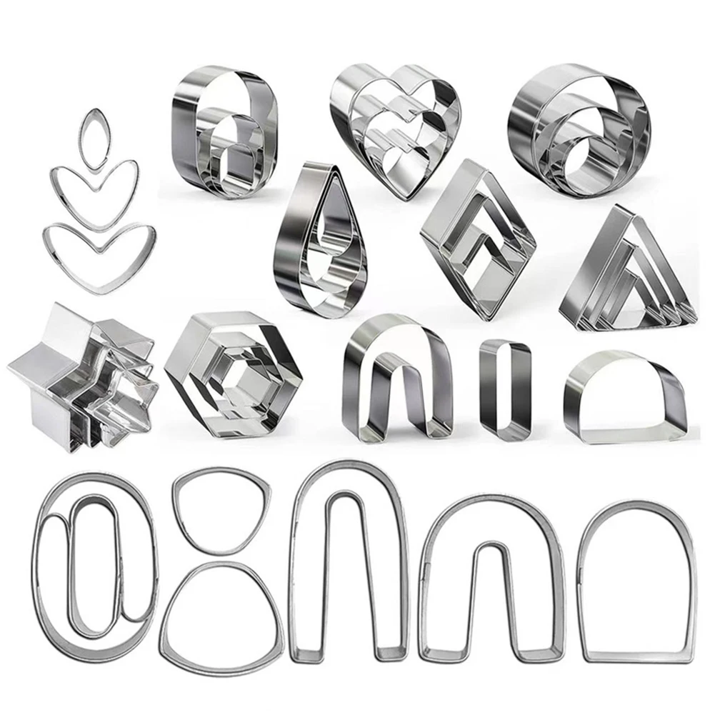 

Durable Molding Polymer Clay Cutter Pottery Tools DIY Pottery More Shape Polymer Ceramic Clay Cutters Clay Earring