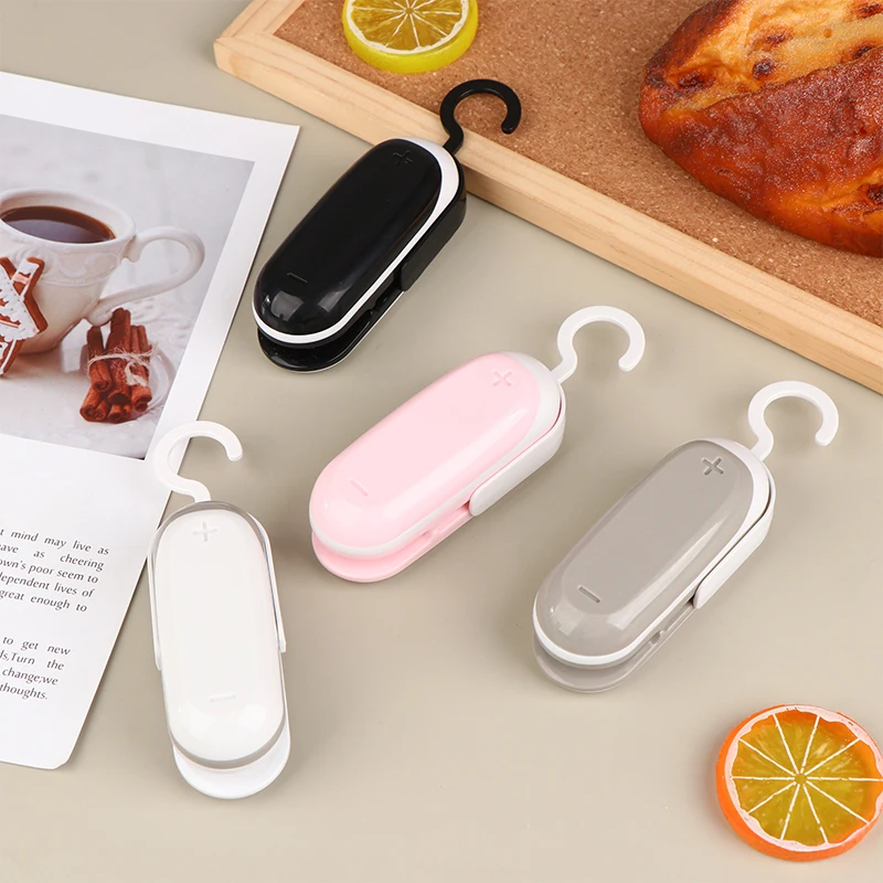 Kitchen Mini Bag Sealing Machine Vacuum Food Sealer 2 In 1 Heat Sealer Handheld Portable Bag Sealer Packaging Machine