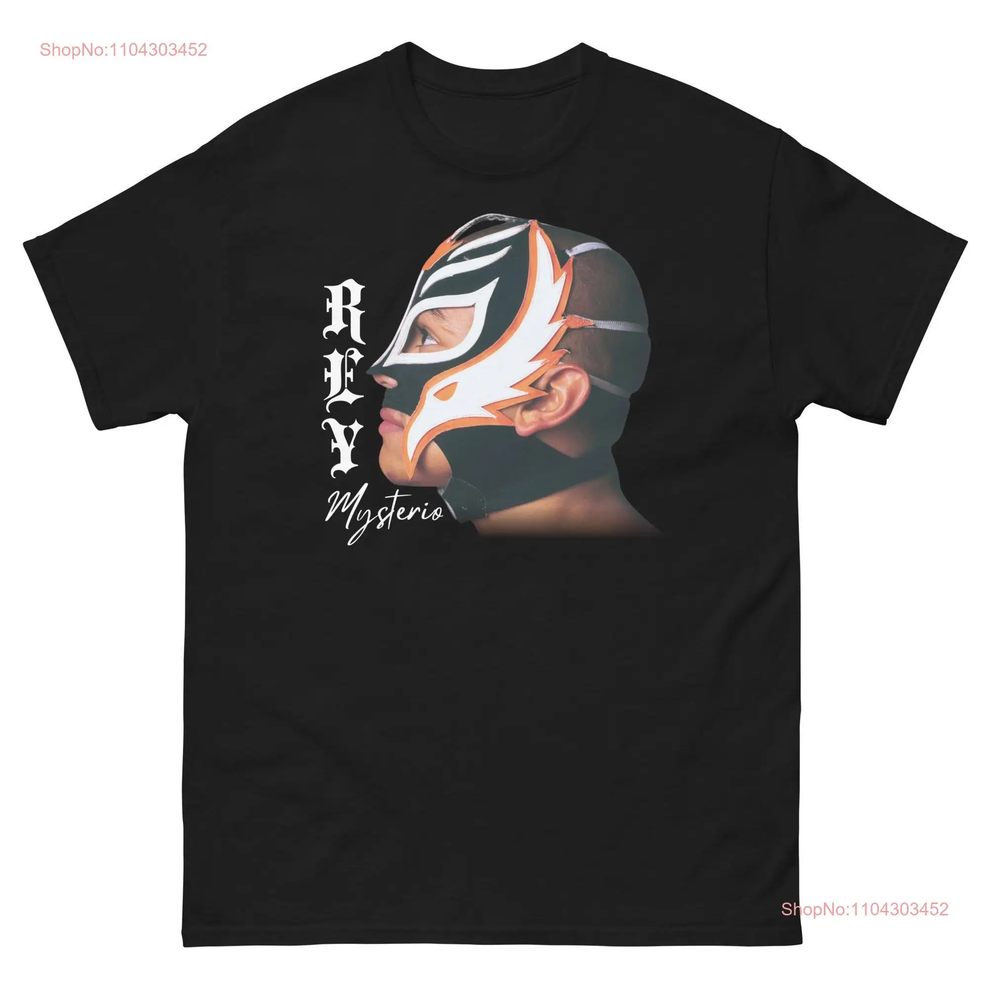 Футболка Lucha Legend Rey Iconic Mask Белая с длинными или короткими рукавами