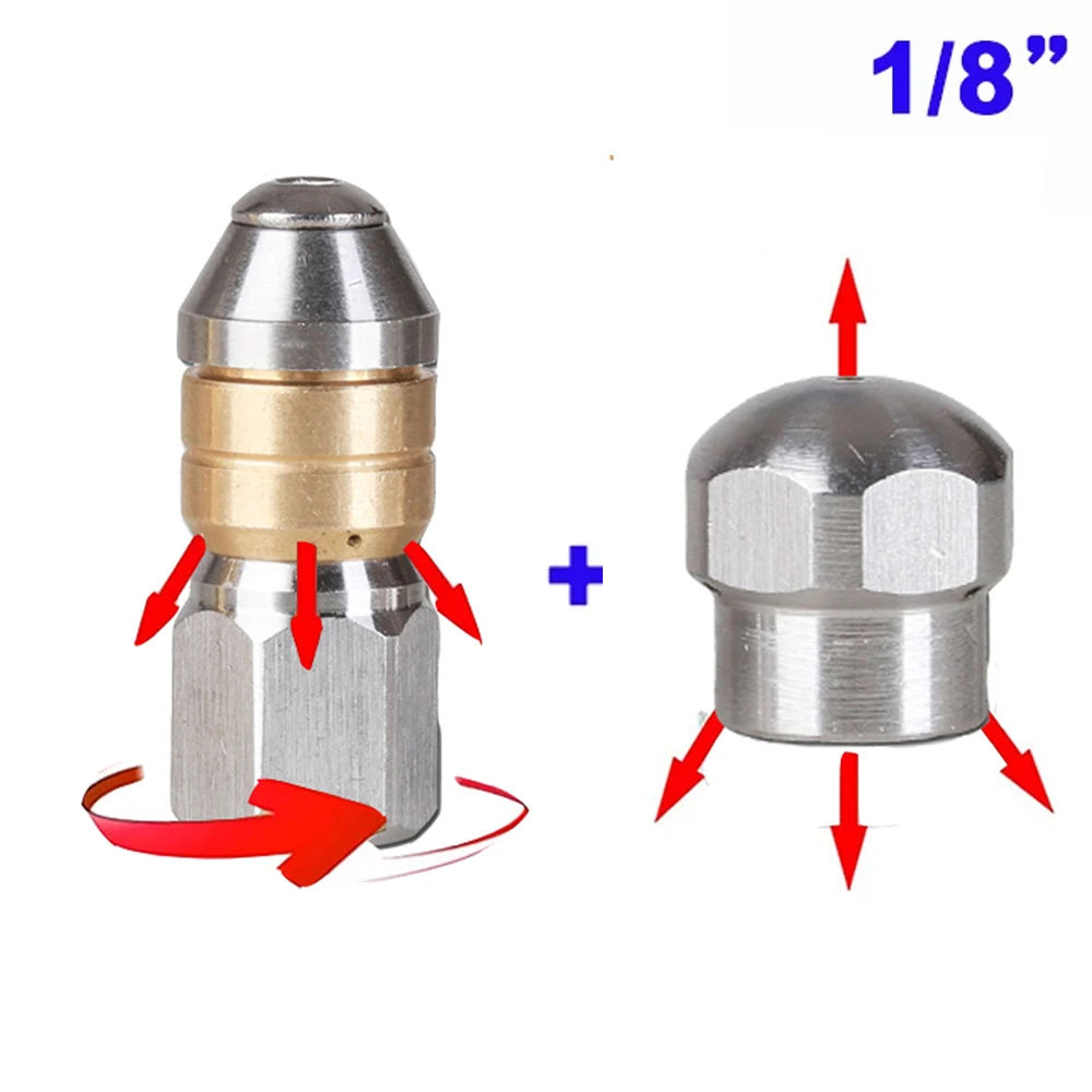 

Очистка канализационных труб высокого давления, насадка для выемки дноуглубительных работ, насадка для адаптера karcher, аксессуары, очиститель канализации, хорька