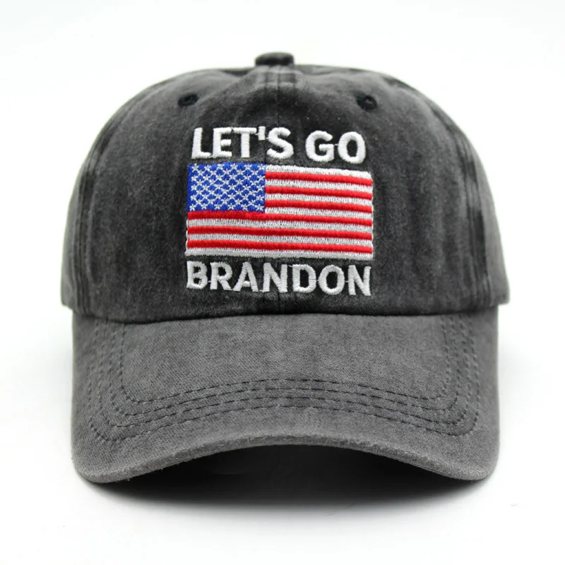 

Lets Go Brandon FJB Dad Hat Baseball Cap for Men Funny Washed Denim Adjustable Hats Fashion Dad Snapback Hat