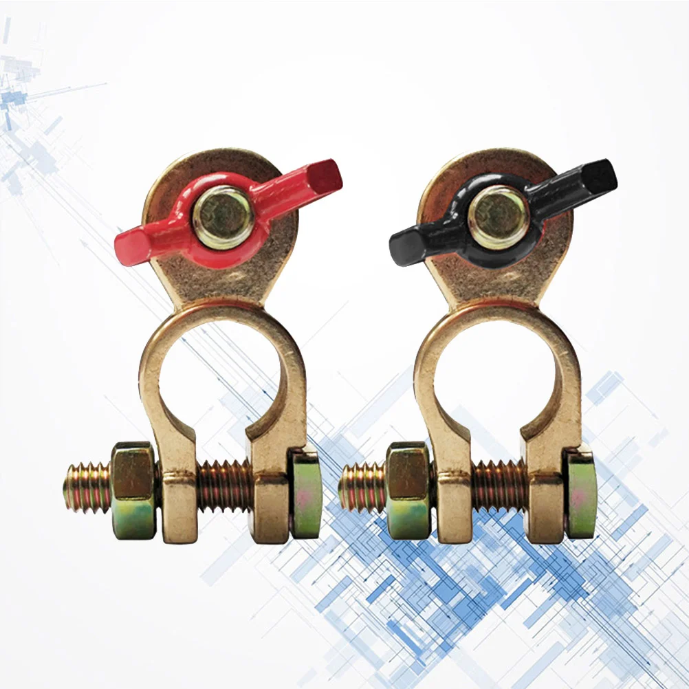 

1 Pair Car Post Car Connectors Car Clamp Negative Terminal Car Terminal