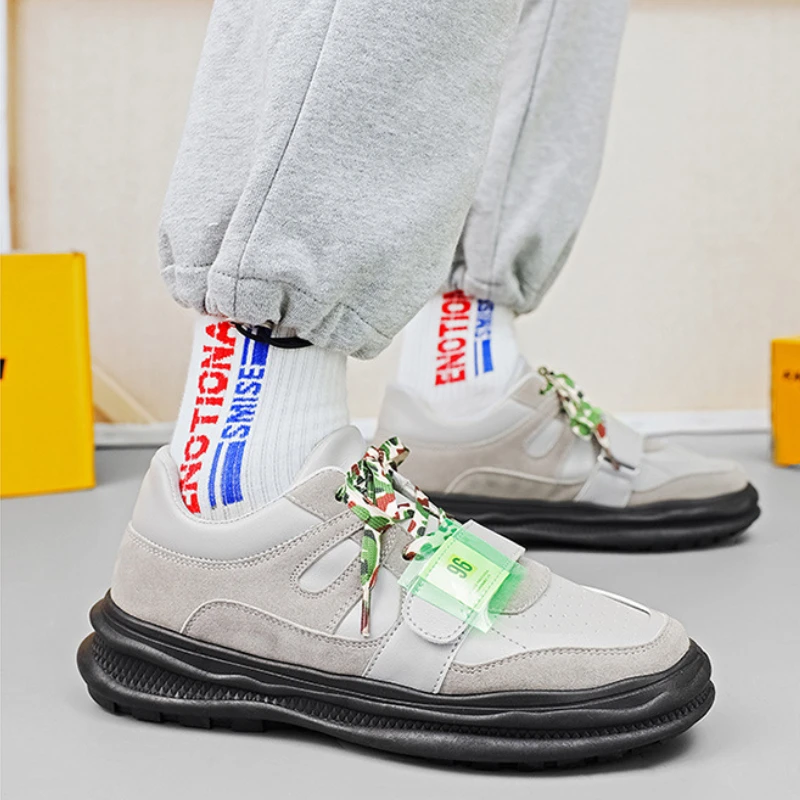 

Men Casual Vulcanized Shoes 2022 Fashion Men Skateboard Sneakers Low Male Platform Shoes All-match Casual Dad Shoes