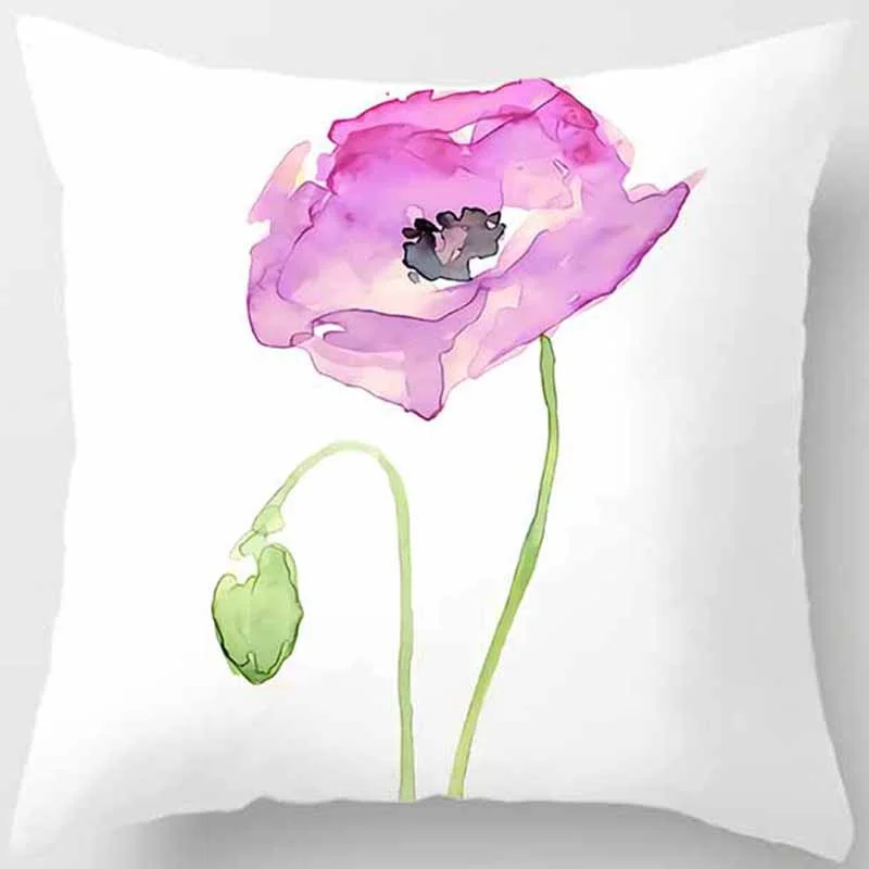 Различные растения и цветы супермягкий Бархатный Чехол для диванной подушки