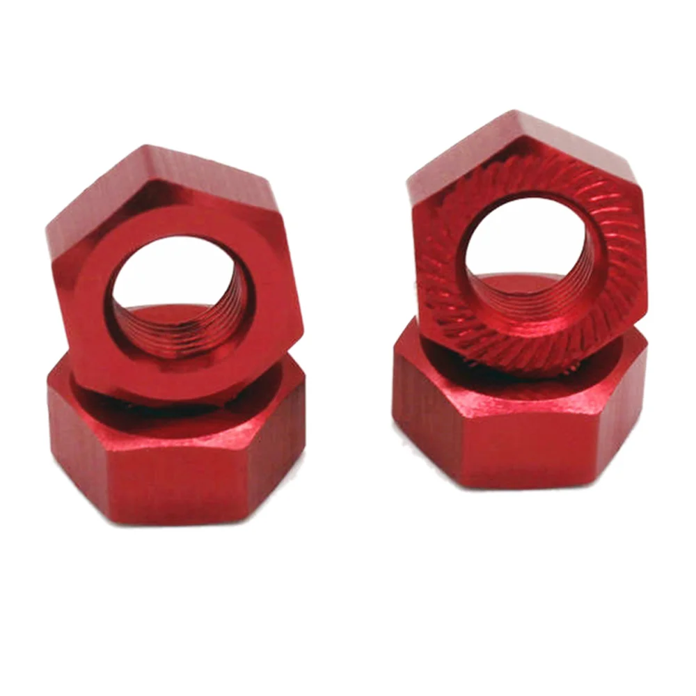 4Pcs 17mm M10 Metal Wheel Hex Nut M10XP1.0 NT002 for JLB Racing CHEETAH 11101 21101 J3 Speed 1/10 RC Car Upgrade Parts