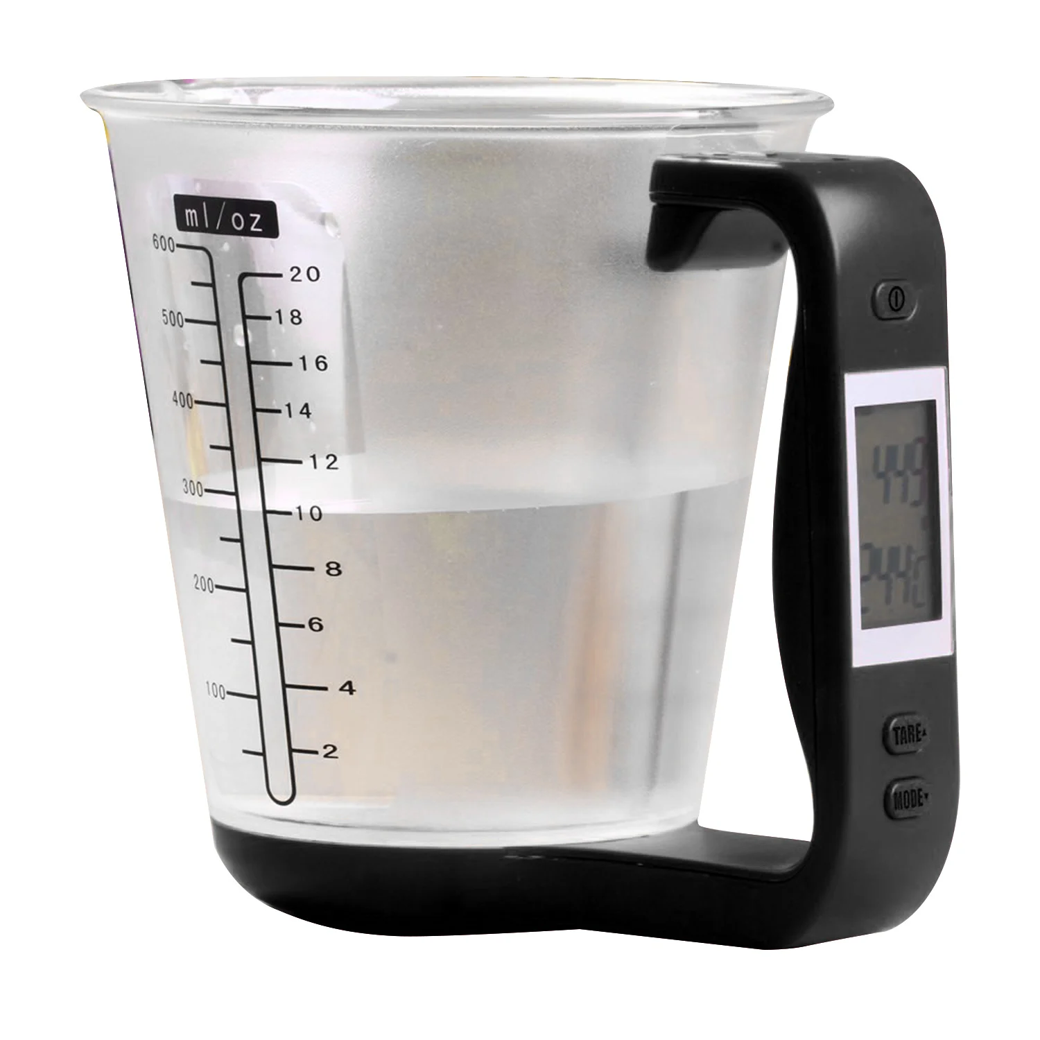 

Multifunctional Electronic Measuring Cup Kitchen Digital Scale Beaker with LCD Display Temperature Measurement Electronic