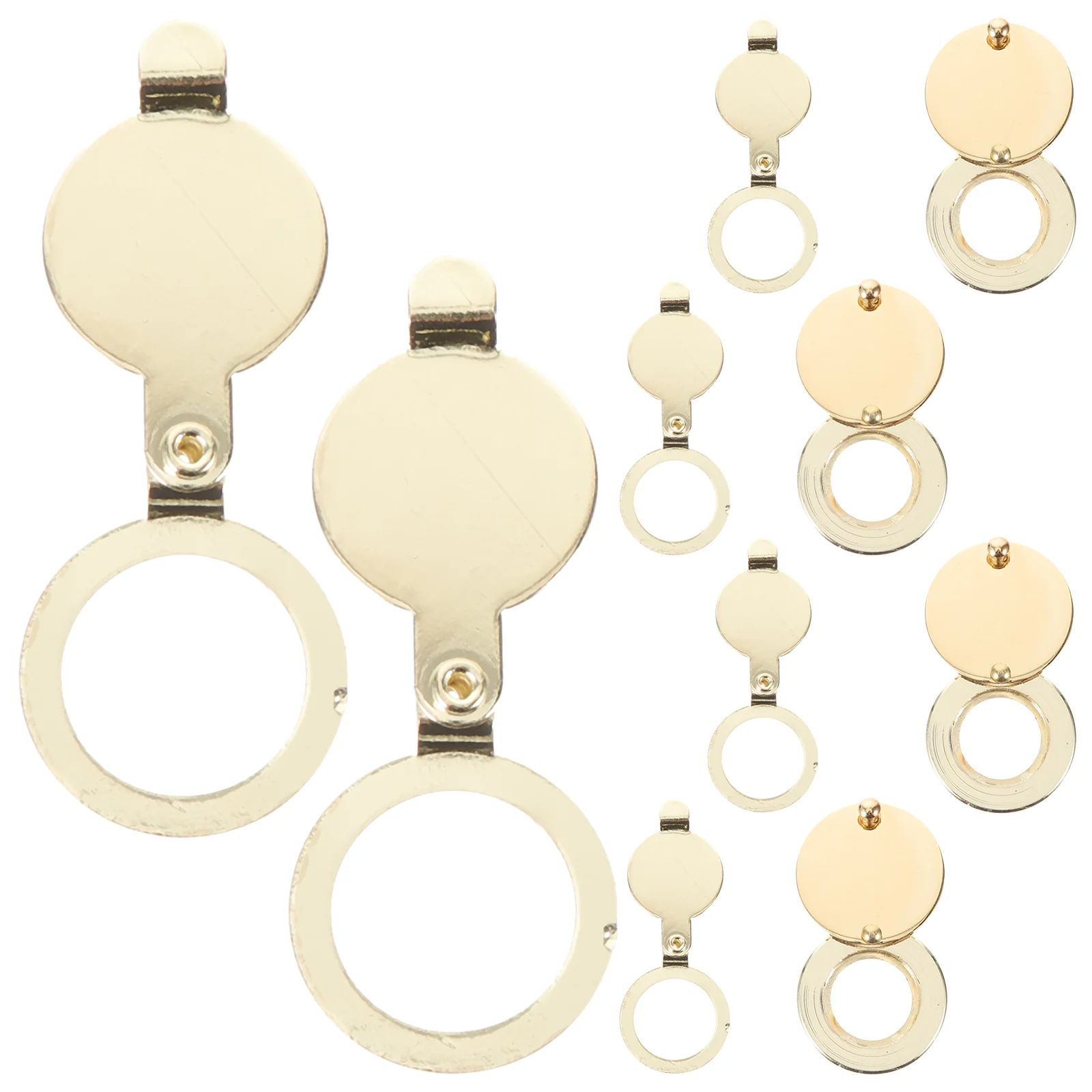 

10 Pcs Peephole Privacy Cover Door Decorative Plate Only Apartment Covers Anti Peeping