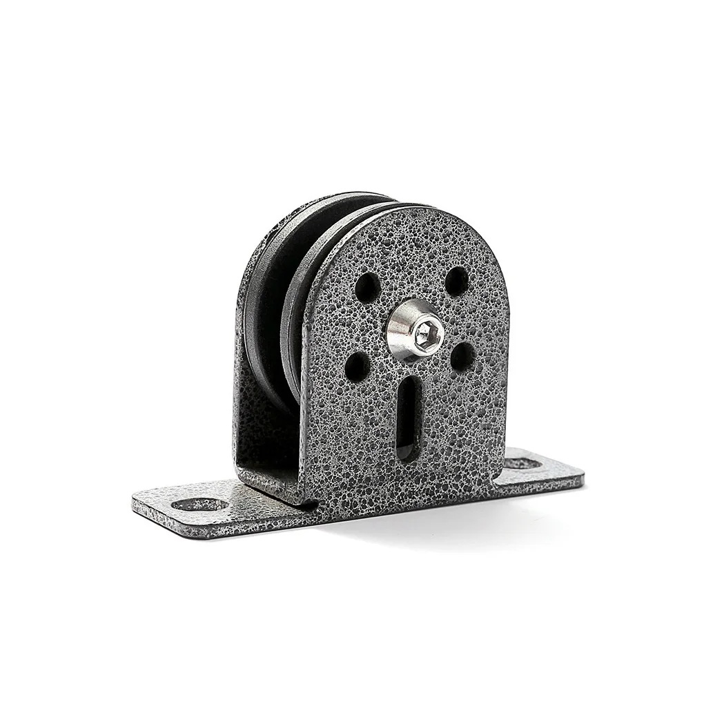 

Pulley Block Metal Gym Rope Cable Lifting Roller Wheel Body Building Replacement Household Guiding Sliding Lift
