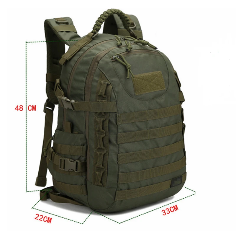 35L Outdoor Camping Backpack Military Bag Mochilas Men's Tactical Army Molle Climbing Rucksack Waterproof Trekking Fishing Bags images - 2