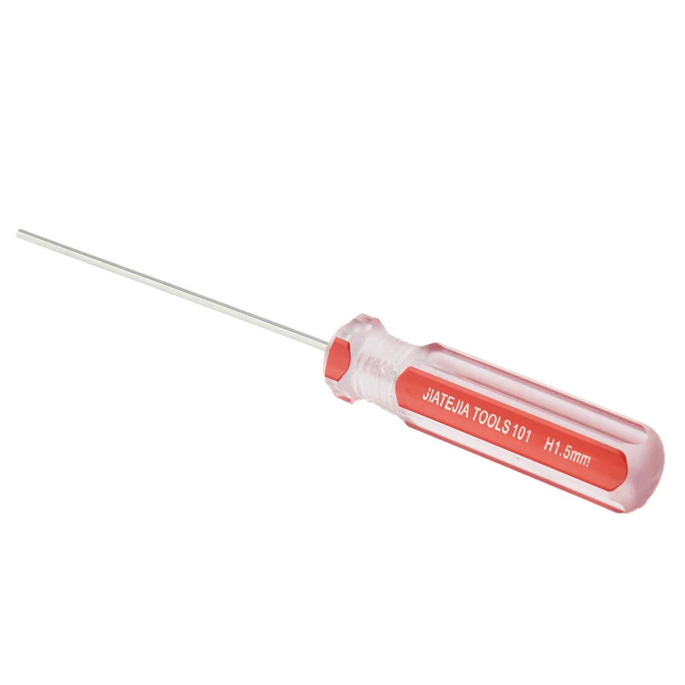 

Hand Tools Hexagon Screwdriver For Repairing Electronics Furniture Hexagon 1Pc Color Bar Batch Models Silver+Red 1.5mm-6.0mm