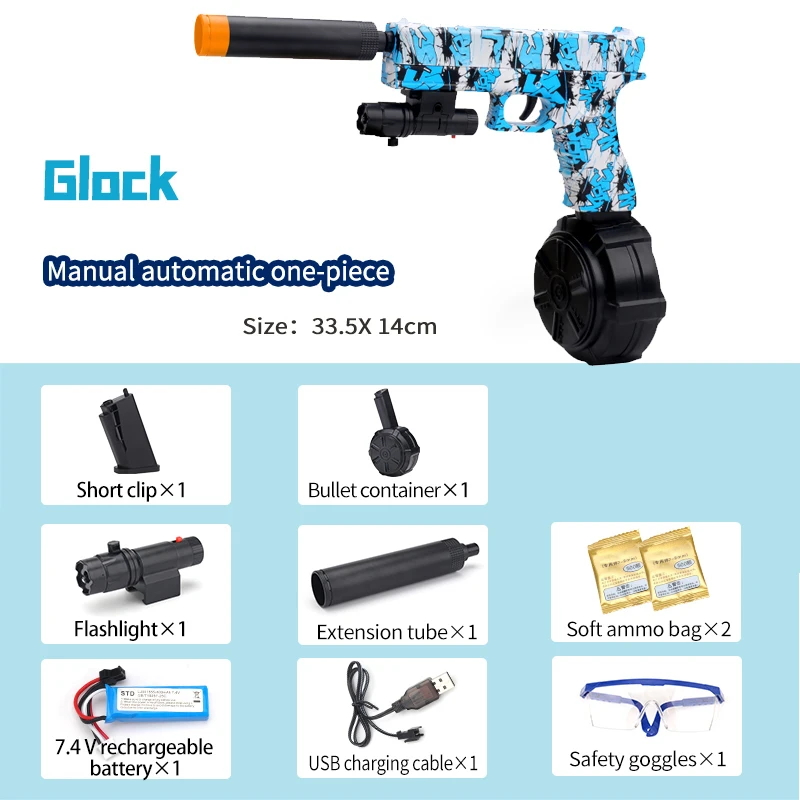 

Электрический гелевый бластер Orbeez водяной мяч игрушечный пистолет часы Пейнтбол брызговик пистолет Страйкбольное Оружие для взрослых
