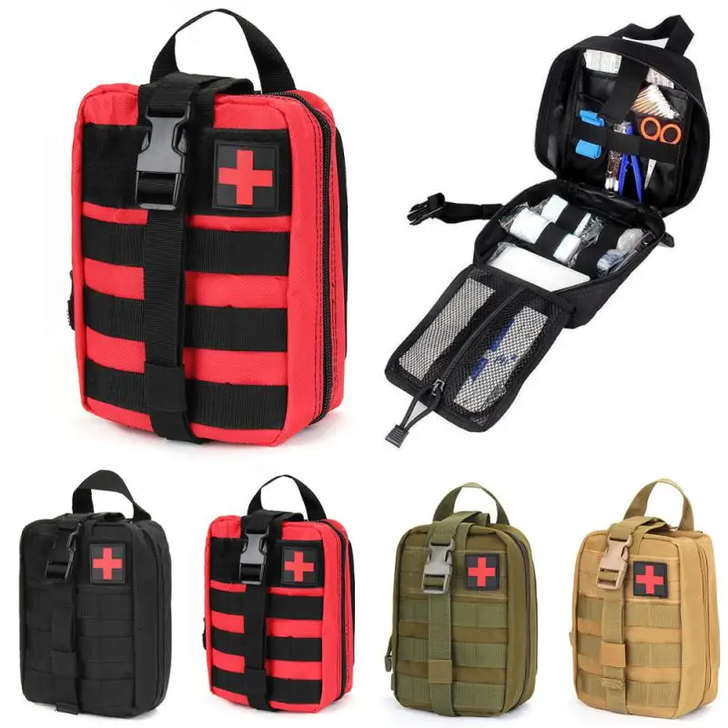 

Нейлоновая тактическая сумка, наборы первой помощи, медицинская сумка с системой «Молле», миниатюрная поясная сумка для улицы, кемпинга, экстренного инструмент для выживания, военная сумка для повседневного использования