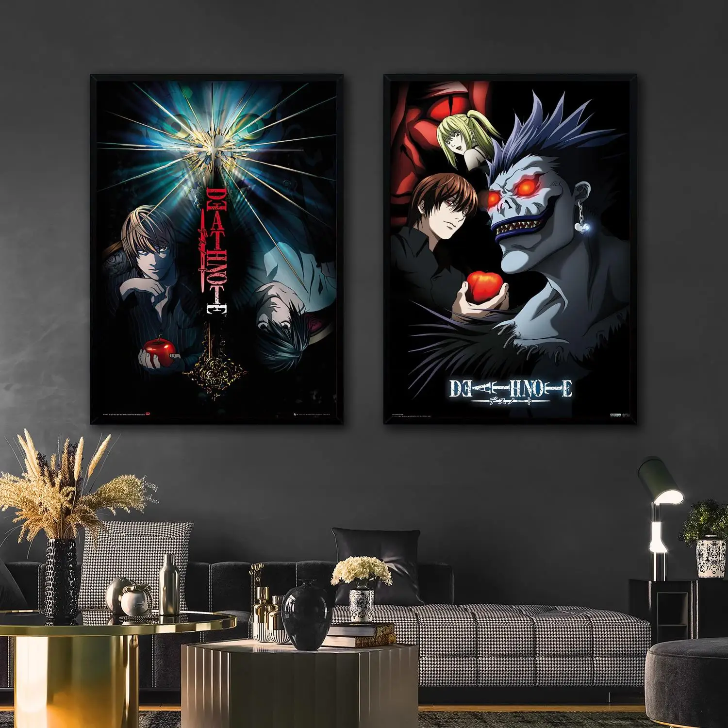 

manga death poster Decorative Painting Canvas 24x36 Poster Wall Art Living Room Posters Bedroom Painting