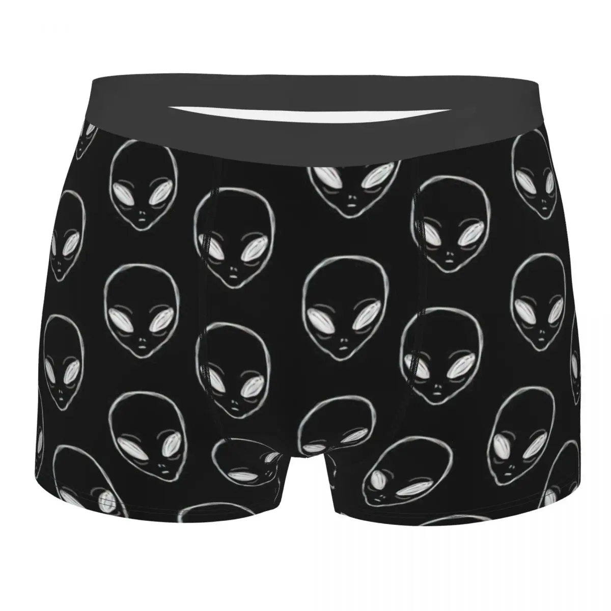 

Humor Boxer Space Shorts Panties Briefs Men Underwear Aliens Soft Underpants for Male S-XXL